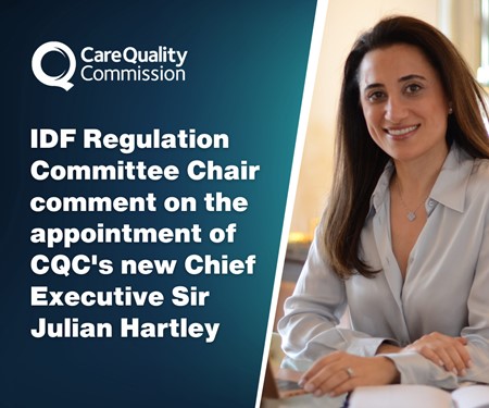 IDF Regulation Committee Chair comment on the appointment